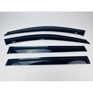 Дефлектори вікон Skoda Octavia A7 2013-2019 Sedan накладні (DEFL) Q2-3